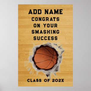 Basketball-Glückwunsch Poster