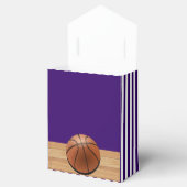 Basketball-Glückwunsch Team Lila Geschenkschachtel (Geöffnet)