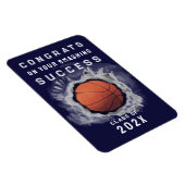 Basketball Glückwunschs Magnet (Rechte Seite)