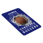 Basketball Glückwunschs Magnet (Rechte Seite)