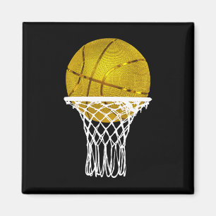 Basketball Gold Bball Trophäe Sport Lover Geschenk Magnet