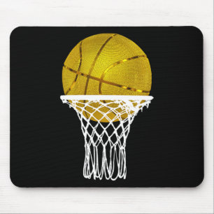 Basketball Gold Bball Trophäe Sport Lover Geschenk Mousepad
