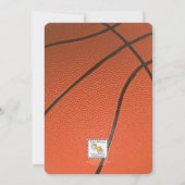Basketball Gold Bestätigung Einladung (Rückseite)