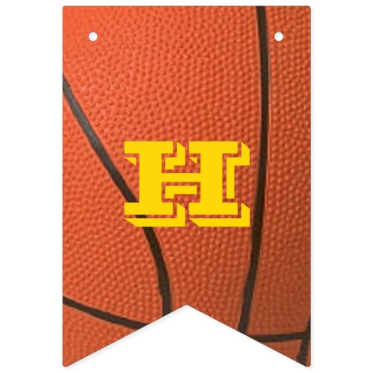 Basketball Gold Custom Banner (Zweite Fahne)