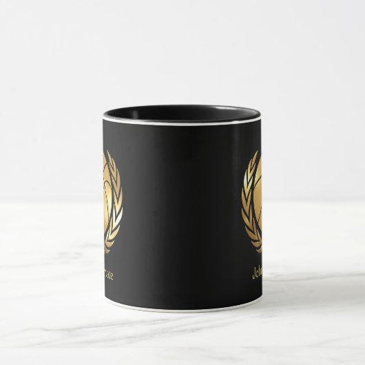 Basketball Gold Custom Tasse (Zentrum)