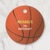 Basketball Gold Geschenkanhänger (Vorderseite)