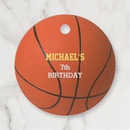 Basketball Gold Geschenkanhänger