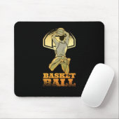 Basketball Gold W Mousepad (Mit Mouse)