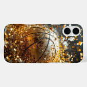 Basketball Golden Hoops Case-Mate iPhone Hülle (Rückseite (Horizontal))