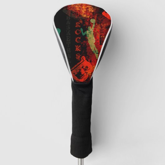 BASKETBALL GOLF HEADCOVER (Vorderseite)