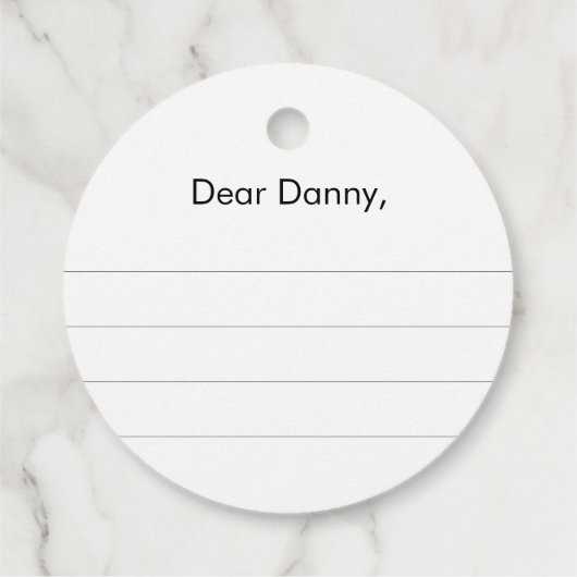 Basketball Graduation Party Gästebuch Wünsche Geschenkanhänger (Rückseite)