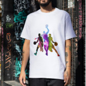 Basketball-Graffiti-Silhouette Sweatshirt