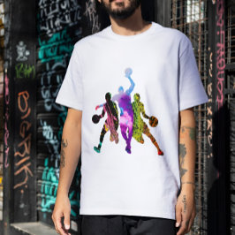 Basketball-Graffiti-Silhouette Sweatshirt