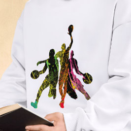 Basketball-Graffiti-Silhouette T-Shirt