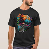 Basketball Graffiti T-Shirt (Vorderseite)