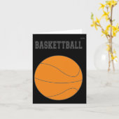 Basketball Grafik #1 Karte (Gelbe Blume)