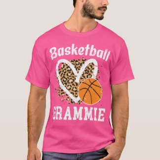 Basketball Grammie Leopard Grammie eines Basketbal T-Shirt