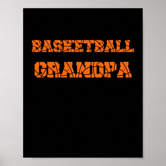 Basketball Grandpa Poster (Vorne)