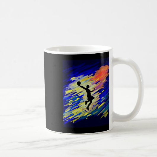 Basketball Graphic Kaffeetasse (Rechts)