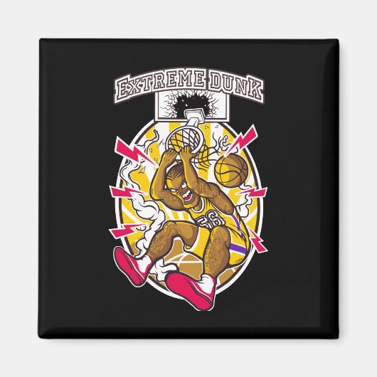 Basketball Graphic Magnet (Vorne)