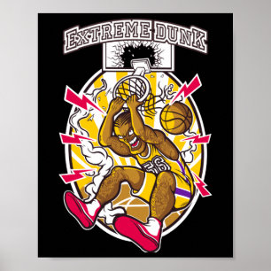 Basketball Graphic Poster