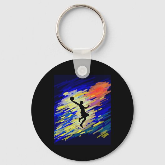 Basketball Graphic Schlüsselanhänger (Vorderseite)