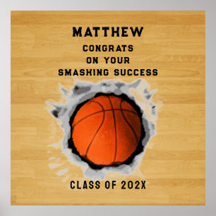 Basketball Gratulation Poster