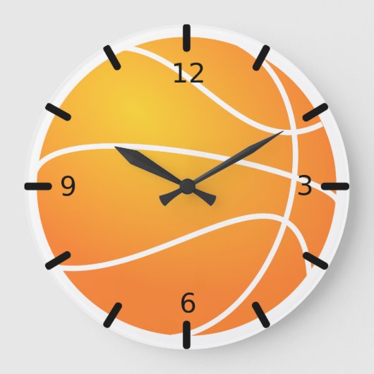 Basketball Große Uhr (Vorderseite)