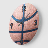 Basketball Große Wanduhr (Winkel)