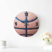 Basketball Große Wanduhr (Zuhause)