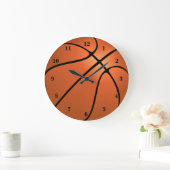 Basketball Große Wanduhr (Zuhause)