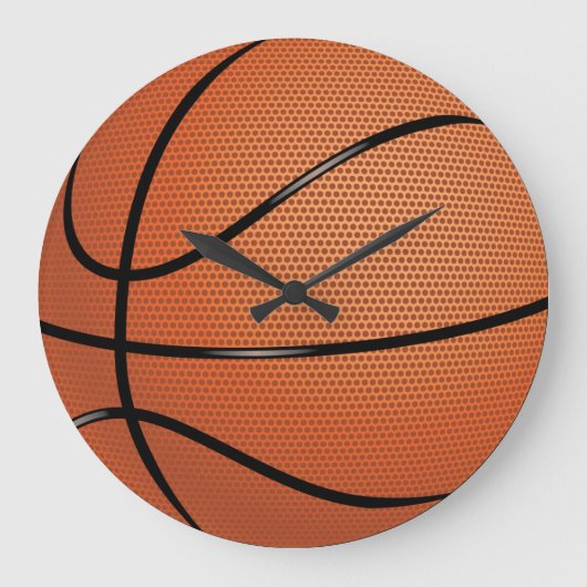 Basketball Große Wanduhr (Vorderseite)