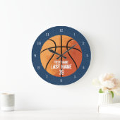 Basketball Große Wanduhr (Zuhause)