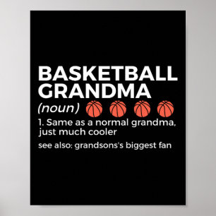 Basketball Großmutter Definition Großmutter Poster