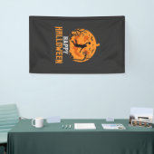 Basketball Halloween Dunk Kürbis Design_1 Banner (Messeveranstaltung)