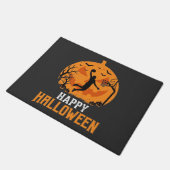 Basketball Halloween Dunk Kürbis Design_1 Fußmatte (Schrägansicht)