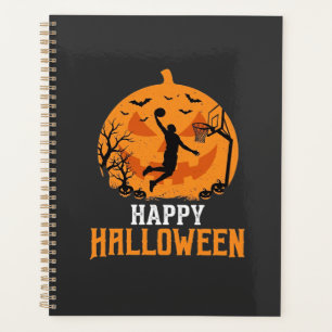Basketball Halloween Dunk Kürbis Design_1 Planer