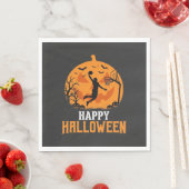 Basketball Halloween Dunk Kürbis Design_1 Serviette (Beispiel)