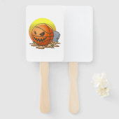 Basketball Halloween Fächer (Vorne und Hinten)