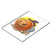 Basketball Halloween Notizblock (Linke Seite)