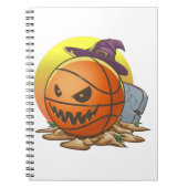 Basketball Halloween Notizblock (Vorderseite)