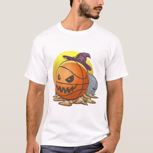 Basketball Halloween T-Shirt (Vorderseite)