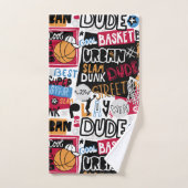 Basketball-Handtuch-Set Badhandtuch Set (Handtuch)
