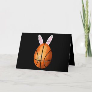 Basketball-Hase Kaninchen Ostereier Ostertag 2021 Karte