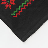 Basketball hässlicher Weihnachtspullover Srts Spie Fleecedecke (Ecke)