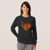 Basketball Heart Pirate T-Shirt (Vorne ganz)