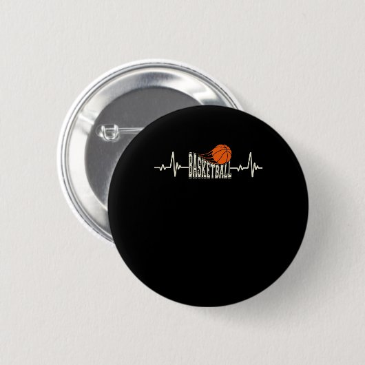 Basketball-Heartbeat 3 Button (Vorne & Hinten)