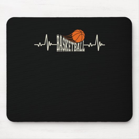 Basketball-Heartbeat 3 Mousepad (Vorne)