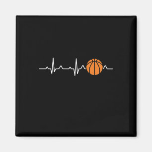 Basketball-Heartbeat 4 Magnet