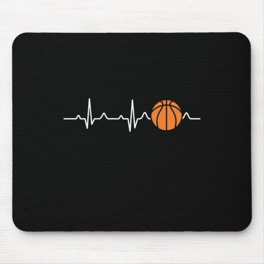 Basketball-Heartbeat 4 Mousepad (Vorne)